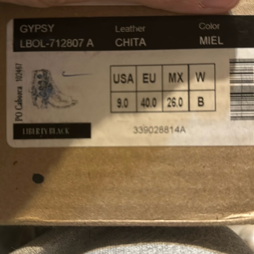 Liberty black Chita boots new with tags